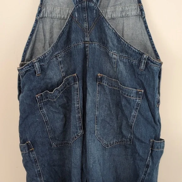 We The Free Dark Blue Denim Overalls - Picture 5 of 5